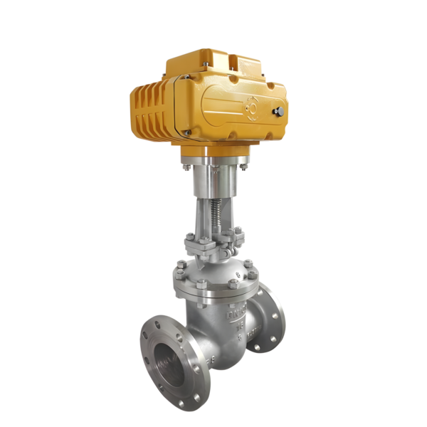Electric slide gate valve
