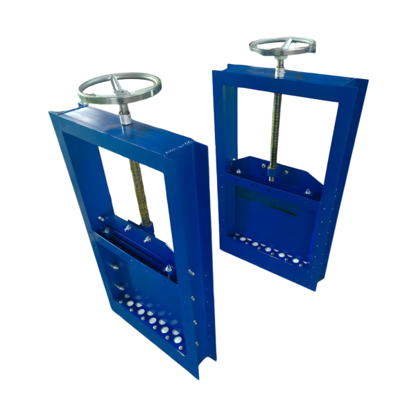 Knife-type slide gate valve