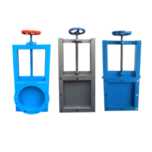 Knife-type slide gate valve