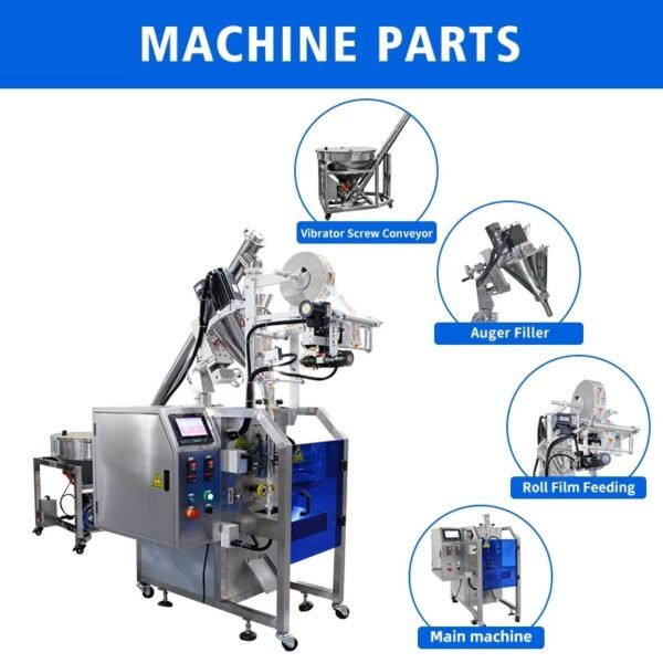 Vertical roll film packaging machine