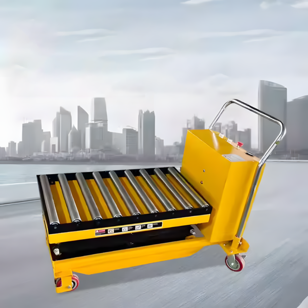 Manual roller platform cart