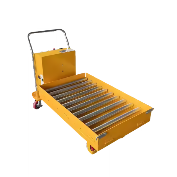 Manual roller platform cart
