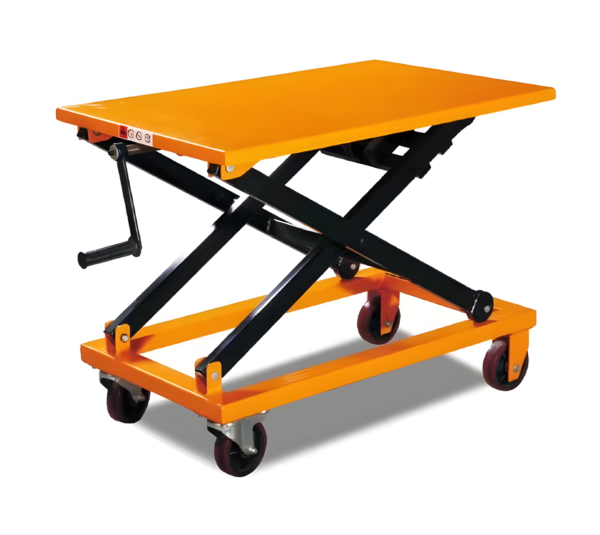 Manual hydraulic platform